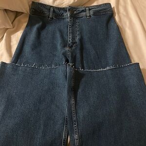 HIGH WAISTED ZW SAILOR STRAIGHT JEANS ZARA